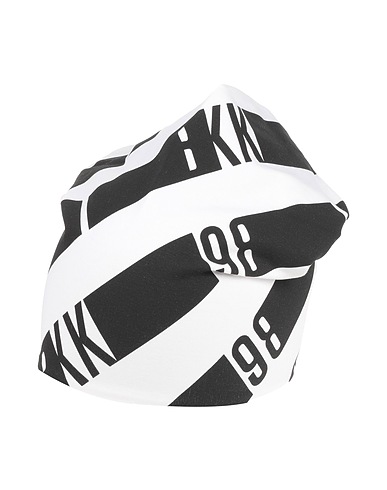 BIKKEMBERGS Hat White 95% Cotton, 5% Elastane