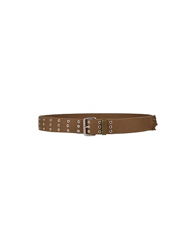 DONDUP Fabric belt Military green Textile fibers