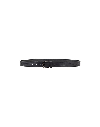 MANUELL & FRANK Belt Black Soft Leather