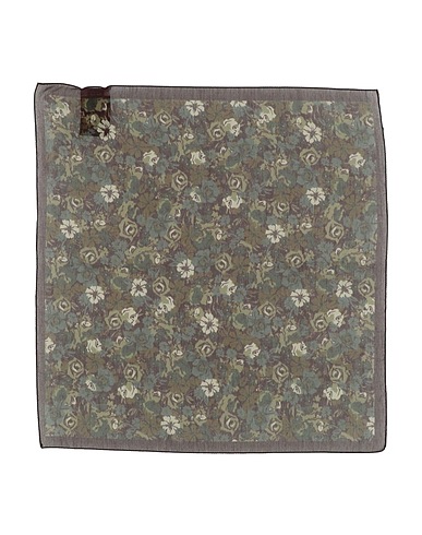 CC COLLECTION CORNELIANI Scarves and foulards Military green 77% Cotton, 23% Silk