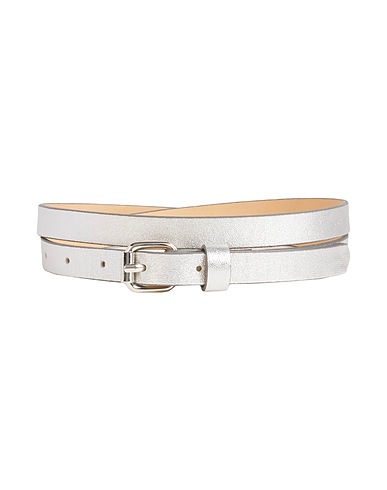 ISABEL MARANT Cinture Argento Pelle di agnello