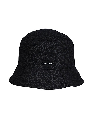CALVIN KLEIN Hat Black 100% Organic cotton