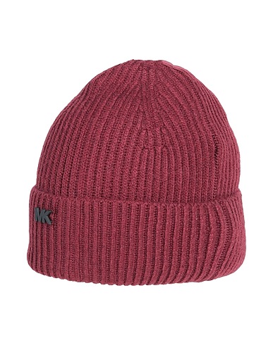 MICHAEL KORS MENS Cappello Bordeaux 55% Poliestere riciclato, 40% Nylon, 5% Lana