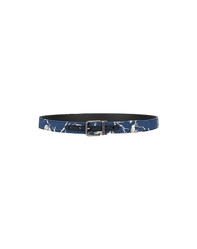 DOLCE&GABBANA Regular belt Navy blue Textile fibres