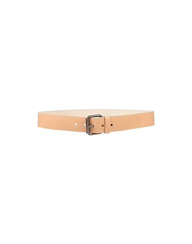 BLOUSON Regular belt Beige Soft Leather