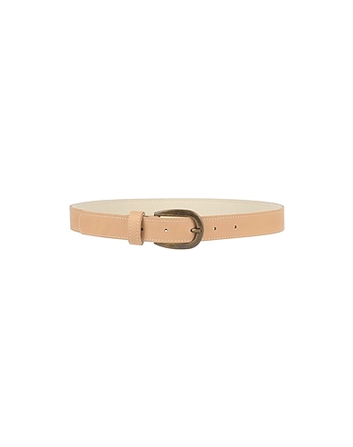 BLOUSON Regular belt Beige Soft Leather