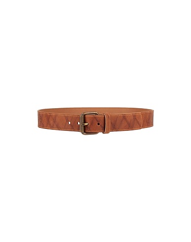 BLOUSON Regular belt Brown Soft Leather