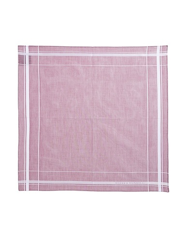 DUNHILL Scarves and foulards Burgundy 100% Cotton