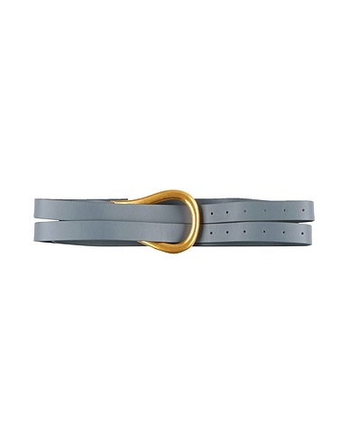 BOTTEGA VENETA Cinture Piombo 100% Cuoio