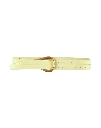 BOTTEGA VENETA Belts Sage green 100% Leather