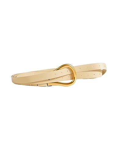 BOTTEGA VENETA Cinture Beige 100% Cuoio