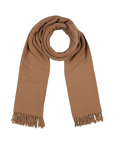 A.P.C. Sciarpe e foulard Cammello 100% Lana Vergine