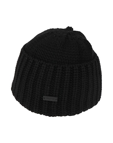 SAINT LAURENT Hat Black 100% Cashmere