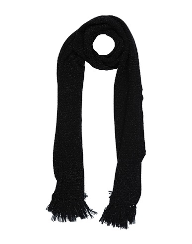 SAINT LAURENT Scarves and foulards Black 43% Polyamide, 36% Cashmere, 21% Polyester