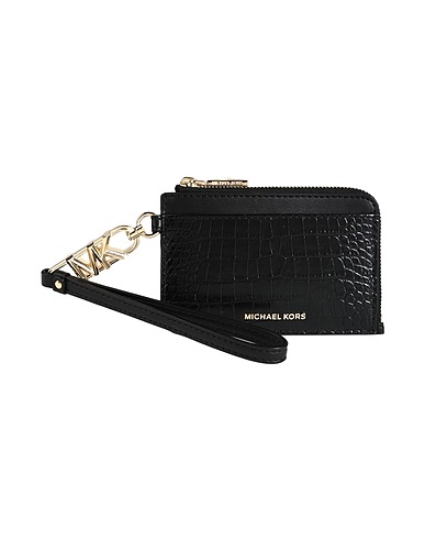 MICHAEL MICHAEL KORS Wallet Black 100% Bovine leather