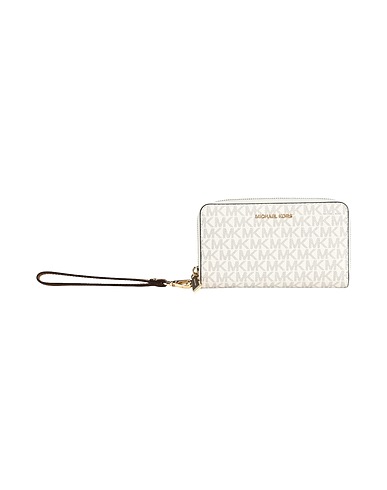 MICHAEL MICHAEL KORS Wallet Cream 89% PVC - Polyvinyl chloride, 10% Polyester, 1% Polyurethane