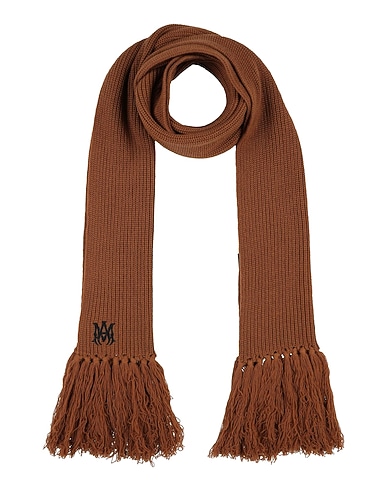 AMIRI Scarves and foulards Brown 100% Cashmere