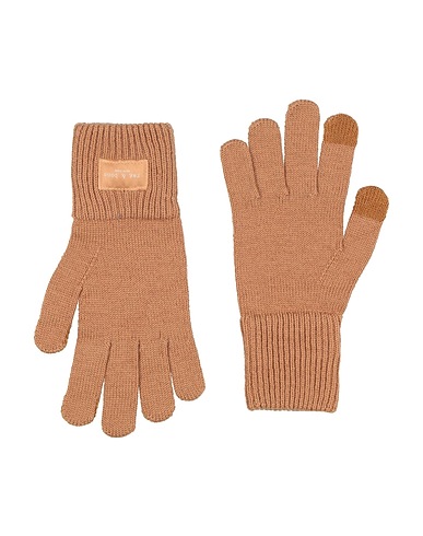 RAG & BONE Handschuhe Kamel 100% Wolle, Metallfaser
