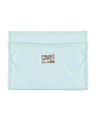 CAVALLI CLASS Small Leather Goods Sky blue Textile fibres