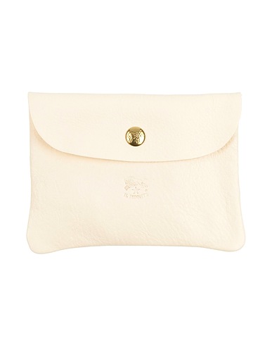 IL BISONTE Wallet Cream Leather