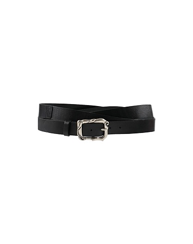 JIJIL Regular belt Black Soft Leather