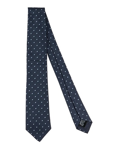 DUNHILL Cravatte e papillon Blu navy 100% Seta di gelso