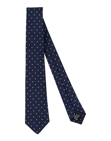 DUNHILL Cravatte e papillon Blu notte 100% Seta di gelso