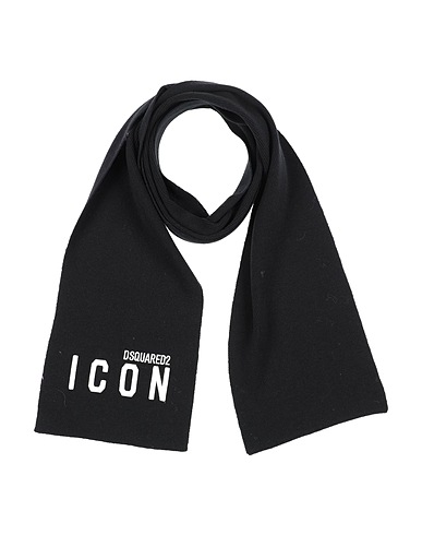 DSQUARED2 Scarves and foulards ICON Black 100% Wool