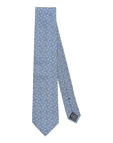 DUNHILL Ties and bow ties Light blue 100% Mulberry silk