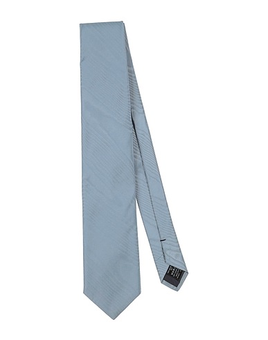 DUNHILL Ties and bow ties Light blue 100% Mulberry silk