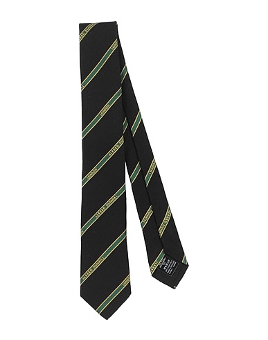 DUNHILL Ties and bow ties Black 50% Wool, 50% Mulberry silk