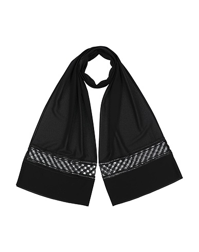 CLIPS Sciarpe e foulard Nero 97% Poliestere, 3% Elastan