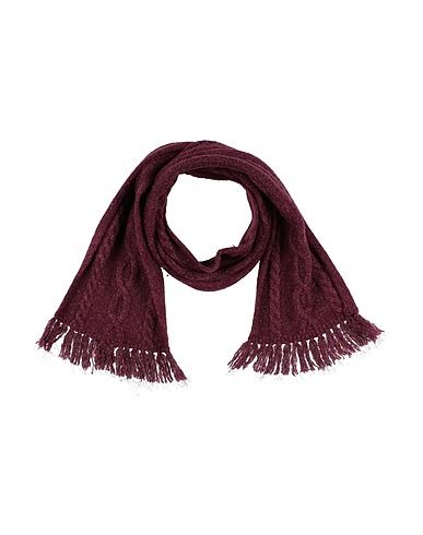 PINKO UP Scarves and foulards Plum 53% Acrylic, 25% Polyamide, 14% Cotton, 7% Wool, 1% Metallic fiber