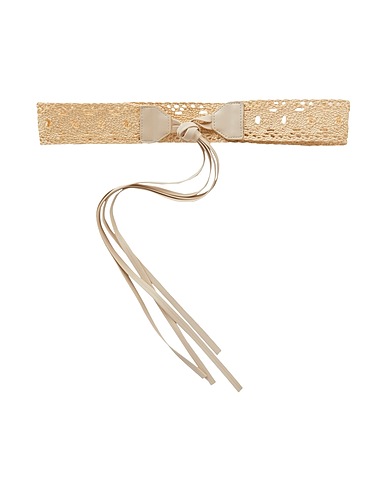 PIECES Belts Beige 70% Polypropylene, 30% Polyester, Polyurethane coated