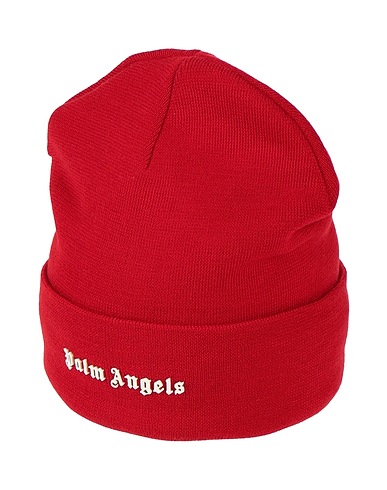 PALM ANGELS Hat Red 50% Wool, 50% Acrylic
