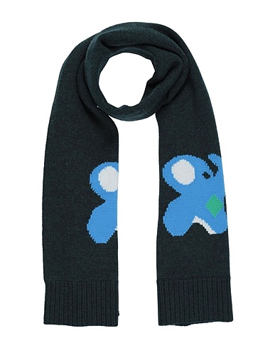 JW ANDERSON Scarves and foulards Dark green 100% Merino Wool