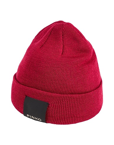 PINKO UP Hat Burgundy 50% Acrylic, 50% Wool