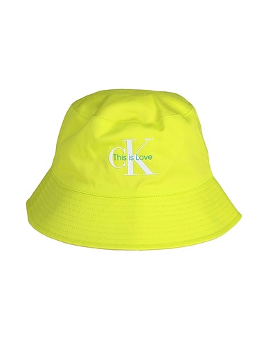 CALVIN KLEIN JEANS Chapeau Vert clair 50% Coton biologique, 50% Coton