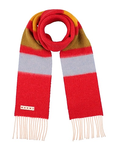 MARNI Scarves and foulards Red 60% Alpaca wool, 25% Wool, 15% Polyamide
