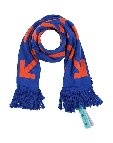 OFF-WHITE™ Scarves and foulards Blue 50% Acrylic, 20% Cotton, 20% Viscose, 10% Wool