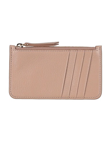 MAISON MARGIELA Wallet Light brown 100% Goat skin, Brass, Zinc, Aluminium, Copper