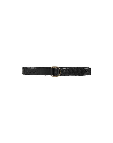 OFFICINE CREATIVE ITALIA Leather belt Black Soft Leather