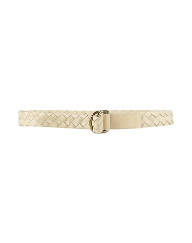 OFFICINE CREATIVE ITALIA Leather belt Cream Soft Leather