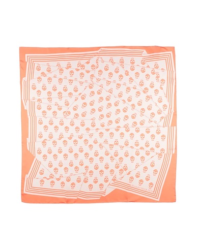 MCQUEEN Scarves and foulards Orange 100% Silk