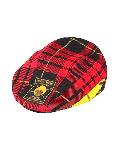 MARINE SERRE Hat Red 100% Wool