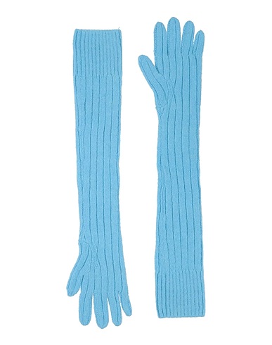 DRIES VAN NOTEN Gloves Azure 63% Alpaca wool, 30% Polyamide, 7% Merino Wool