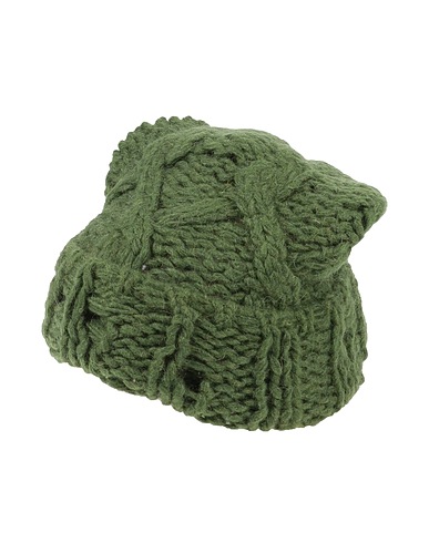 JUCCA Hat Dark green 40% Mohair wool, 40% Wool, 20% Polyester