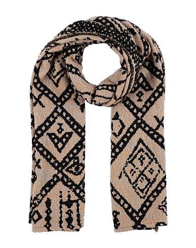 ALPHA STUDIO Schals und Foulards Schwarz 54% Acryl, 25% Polyester, 18% Wolle, 3% Andere Fasern