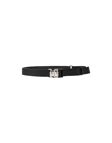 GIVENCHY Cintura in tessuto Nero 87% Nylon, 13% Polietilene, Pelle di vitello, Ottone