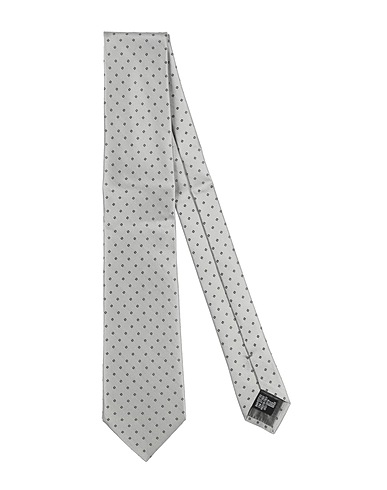 EMPORIO ARMANI Ties and bow ties Light grey 100% Silk